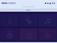 Tablet Screenshot of dayacurley.com